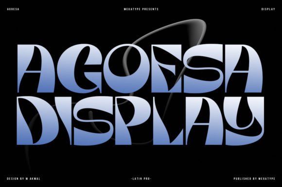 Agoesa: The Modern Display Font for Bold Campaigns