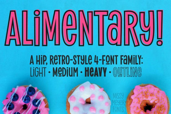 Alimentary: A Premium Display Font for Digital Brands