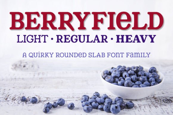 Berryfield: A Geometric Display Font for Bold Campaigns