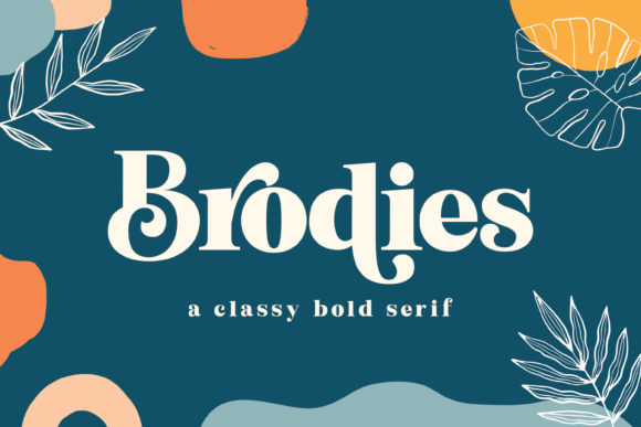 Brodies: A Modern Display Font for Your Brand