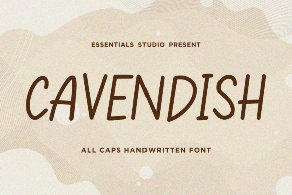 Cavendish: A Cute All-Caps Handwritten Font Review