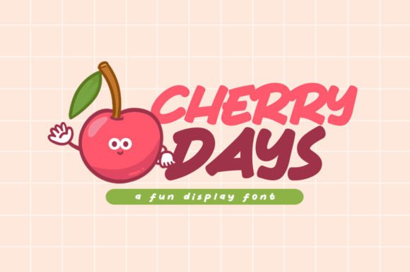 Cherry Days: A Playful Display Font for Makers