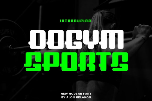 Dogym Sports: A Modern Display Font for Campaigns