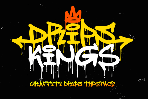 Drips Kings: A Bold Display Font for Web Design