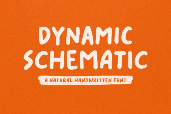 Dynamic Schematic: A Playful Display Font for Brands