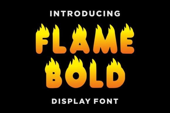 Flame Bold: A Hot Display Font for Business Branding