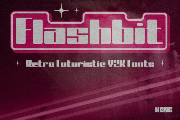 Flashbit: A Retro-Futurism Display Font for Web Design