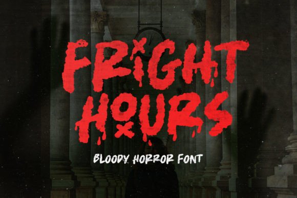Fright Hours: A Spooky Handwritten Display Font