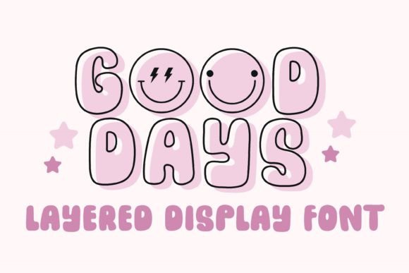 Good Days: A Retro Display Font for Web Design
