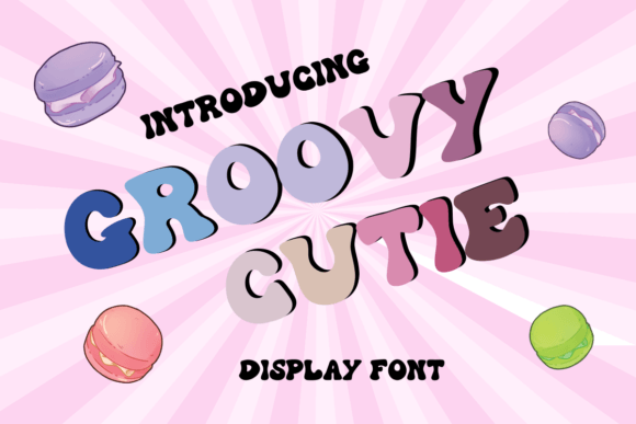 Groovy Cutie: A Bold Display Font for Playful Design
