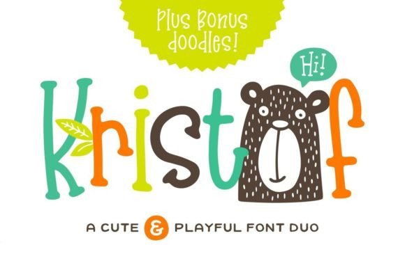 Kristof: A Playful Display Font for Your Brand