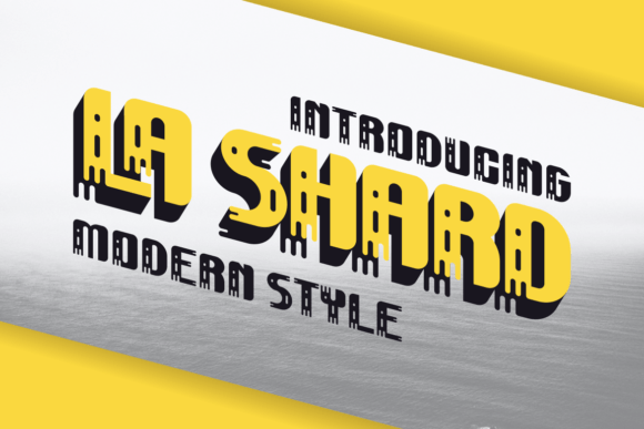 La Shard: A Modern Display Font for Campaigns