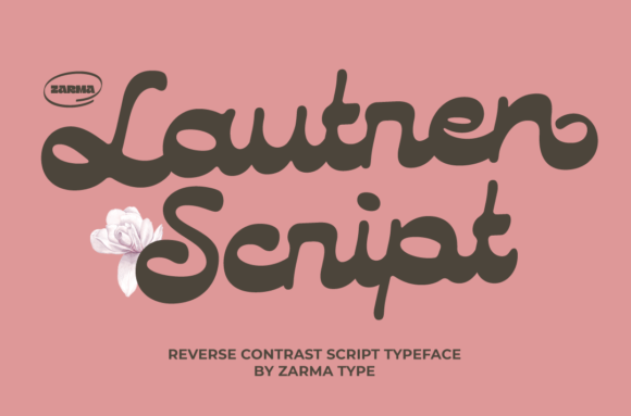 Lautren: A Bold Handwritten Display Font for Web Design