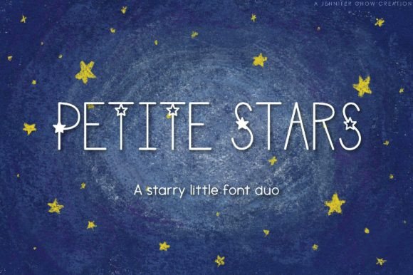 Petite Stars: A Playful Display Font for Marketers