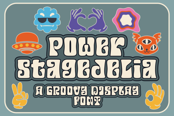 Power Stagedelia: The Ultimate Retro Display Font for Crafters