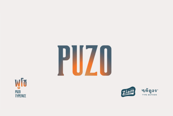 Puzo: A Stylish Display Font for Your Brand