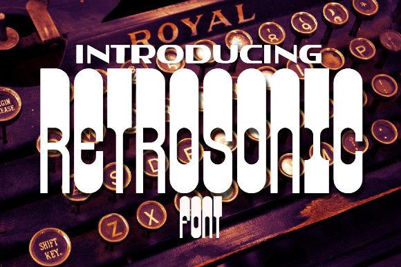 Retrosonic: A Retro Display Font for Bold Branding