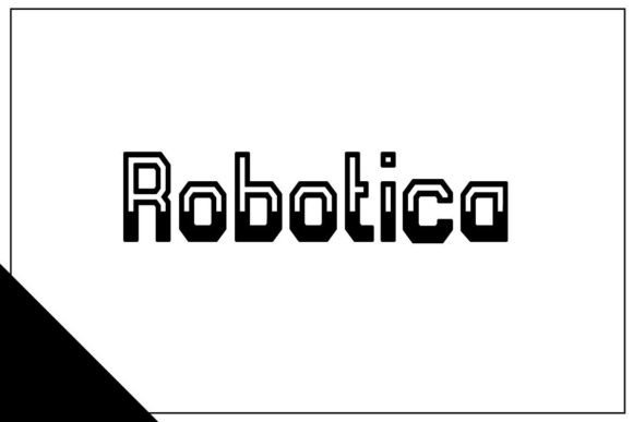 Robotica: A Futuristic Display Font for Modern Web Design