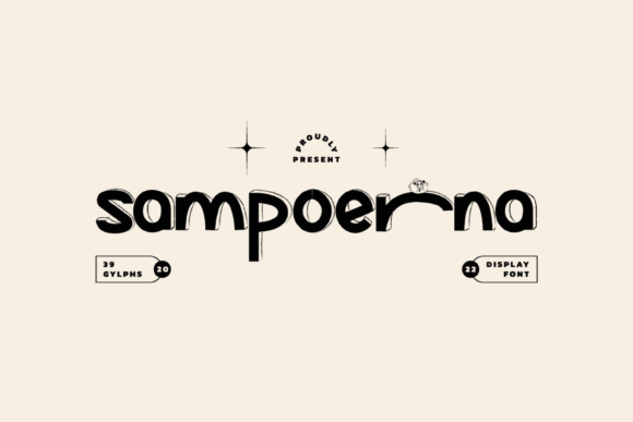 Sampoerna: A Playful Display Font for Memorable Brands
