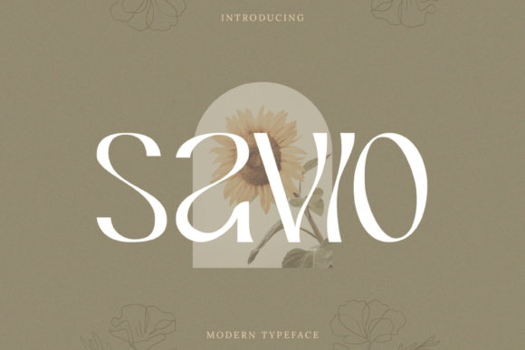 Savio: A Modern Display Font for Crafters