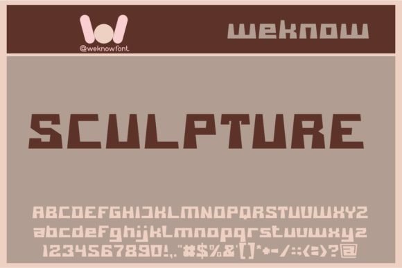 Sculpture: A Bold Display Font for Campaigns