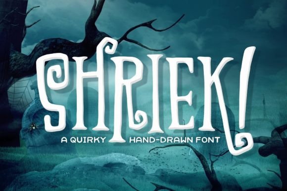 Shriek: A Brutal Display Font for Bold Branding