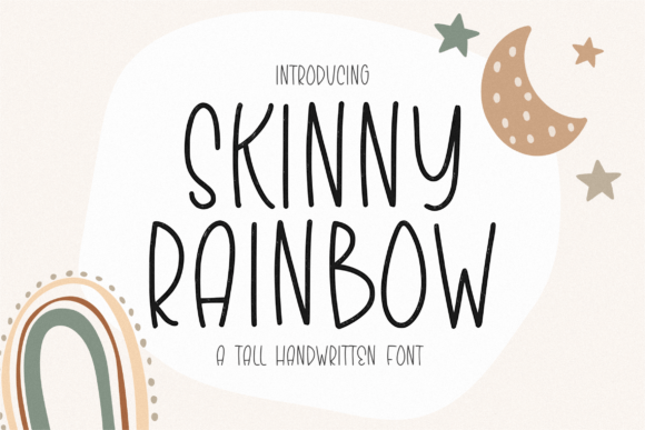 Skinny Rainbow: A Fun Display Font for Your Brand