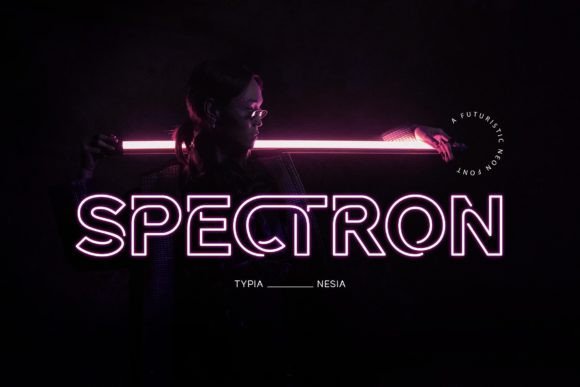 Spectron: A Modern Display Font for Tech Branding
