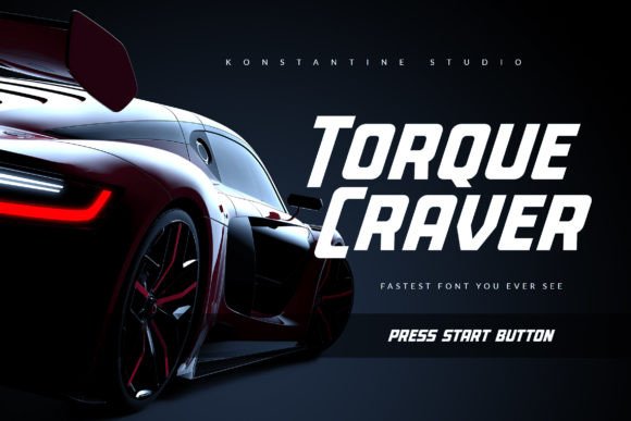 Torque Craver: A Modern Display Font for Editorial Design
