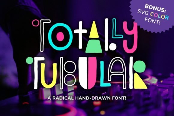 Totally Tubular: A Retro Display Font for Editorial Design
