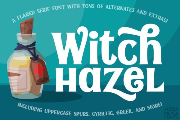 Witch Hazel: A Playful Display Font for Brand Identity